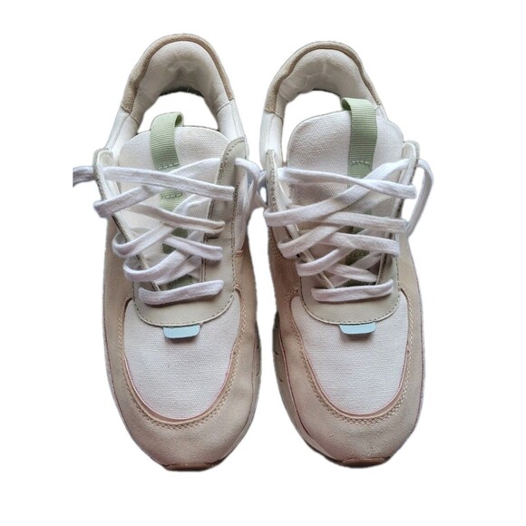 Madewell MWL Kickoff Trainer Neutral Sneakers in Pastel Colorblock Womens 9 - Picture 1 of 12